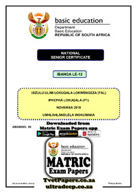 IsiZulu FAL P1 Nov 2018 FINAL Memo..pdf